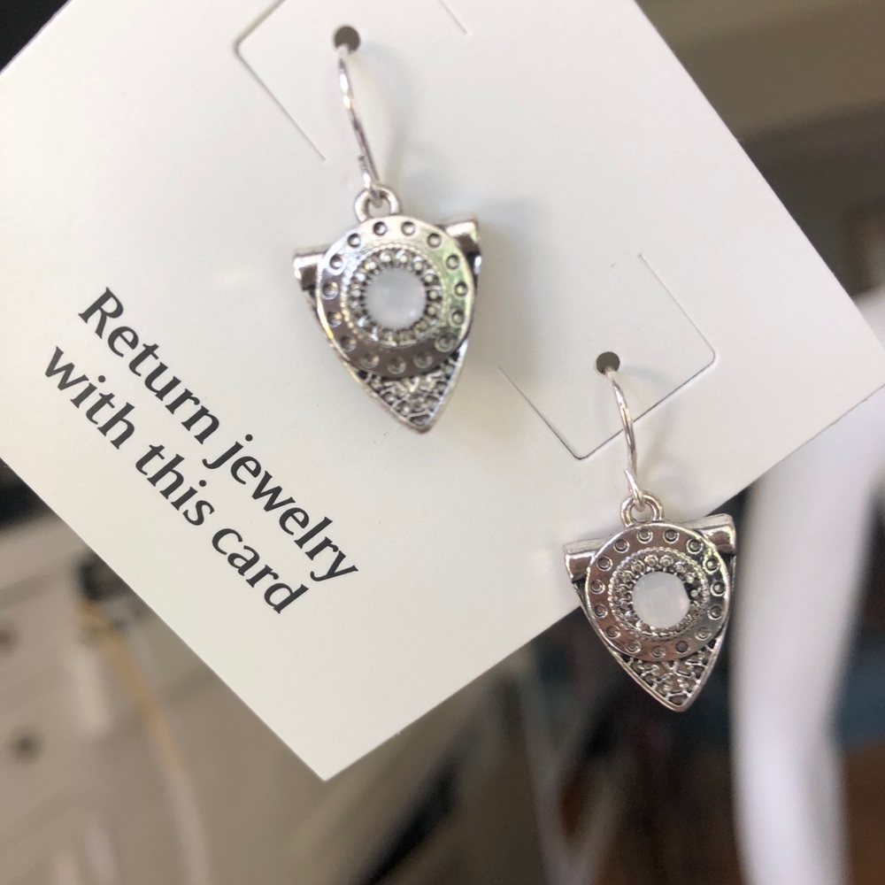 Octavia & Co. Triangle Earrings - Picture 2 of 2